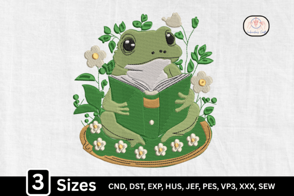 Cottagecore Frog Embroidery for Holiday Gift Projects