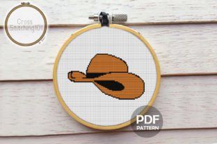 Cow Boy Hat Modern Cross Stitch Pattern Review