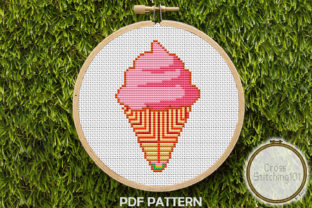 Ice Cream Cone Modern Cross Stitch: A Seasonal Review