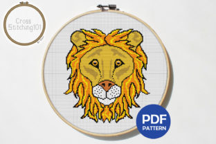 Lion Face Modern Cross Stitch Pattern: A Designer Review