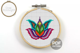 Lotus Flower Modern Cross Stitch Pattern: A Designer Review