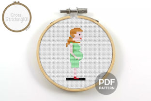 Pregnant Woman Modern Cross Stitch: Boutique Sweatshirt Review