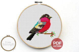 Red Robin Modern Cross Stitch Pattern Review