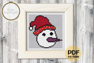 Snow Man Modern Cross Stitch Pattern: A Designer Review