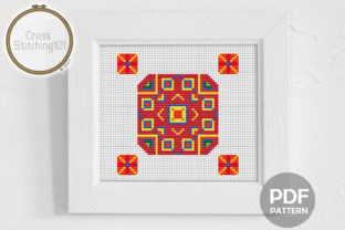 Square Pattern Modern Cross Stitch for Etsy Sellers